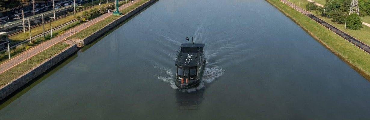 Uber lança serviço de barco gratuito no Rio Pinheiros