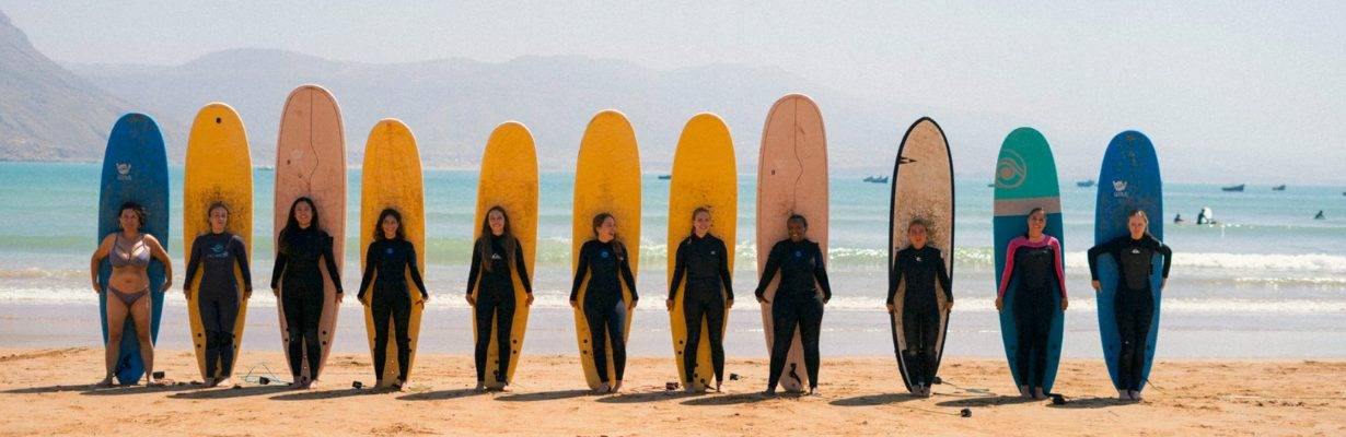 Break zone: Surf no Marrocos para mulheres