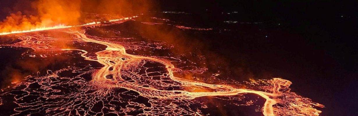 Vulcão na Islândia, inativo por 800 anos, entra em erupção consecutiva