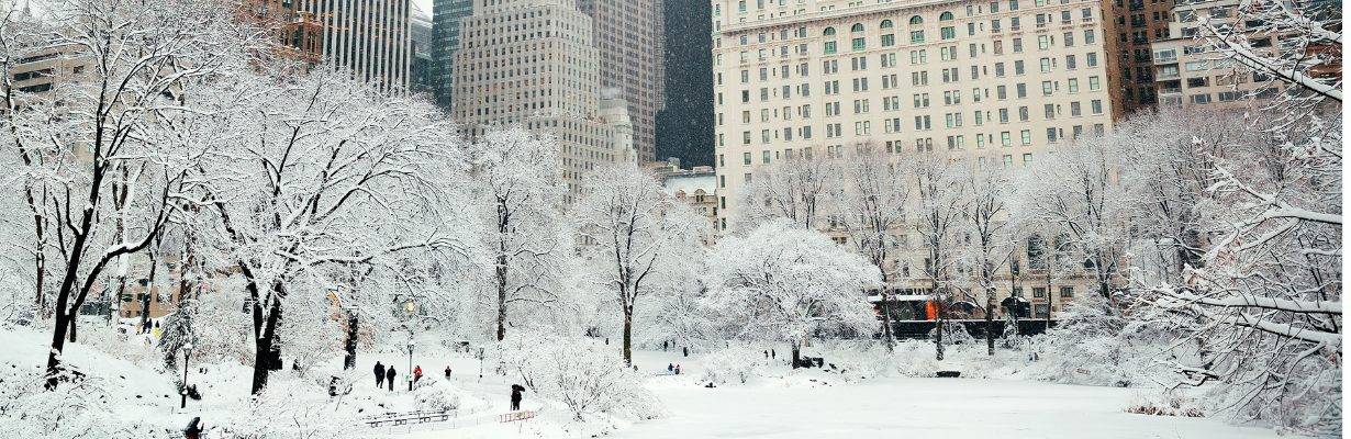 Nova York celebra primeiro Natal com neve acumulada em 15 anos