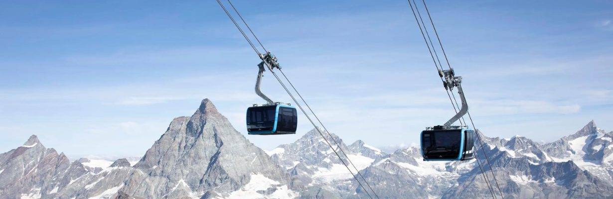 Suíça inaugura o teleférico mais íngreme do mundo