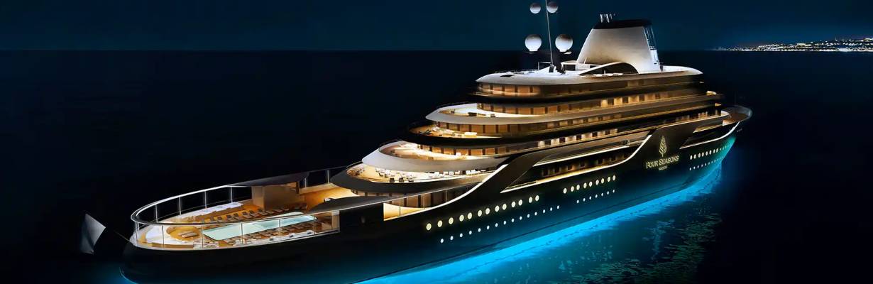 Four Seasons Yacht será lançado em janeiro de 2026 com cruzeiros de luxo