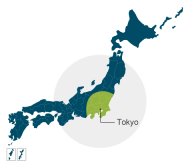 Mapa - Tóquio
