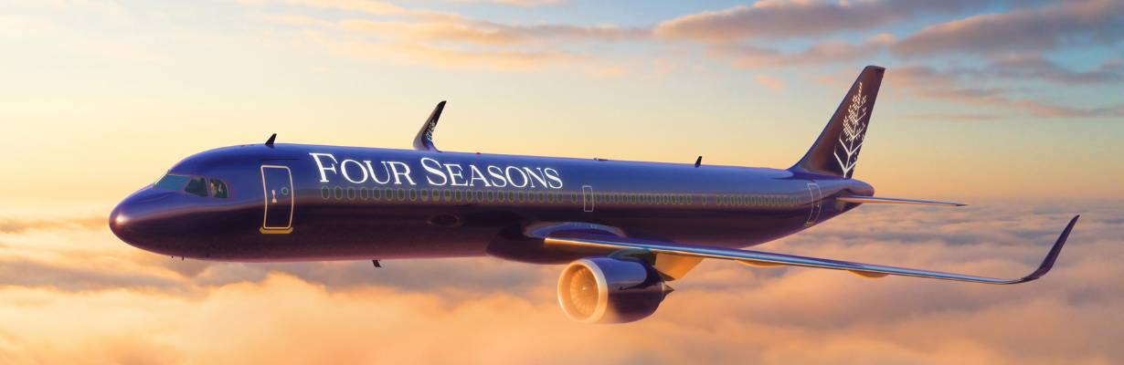 O céu é o limite para a Four Seasons: conheça a Private Jet Experiences