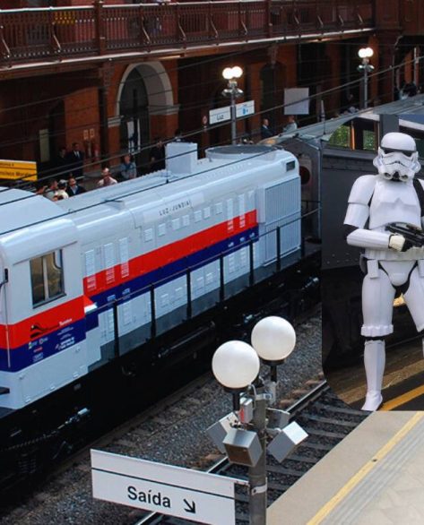 Embarque no trem temático de Star Wars para Paranapiacaba