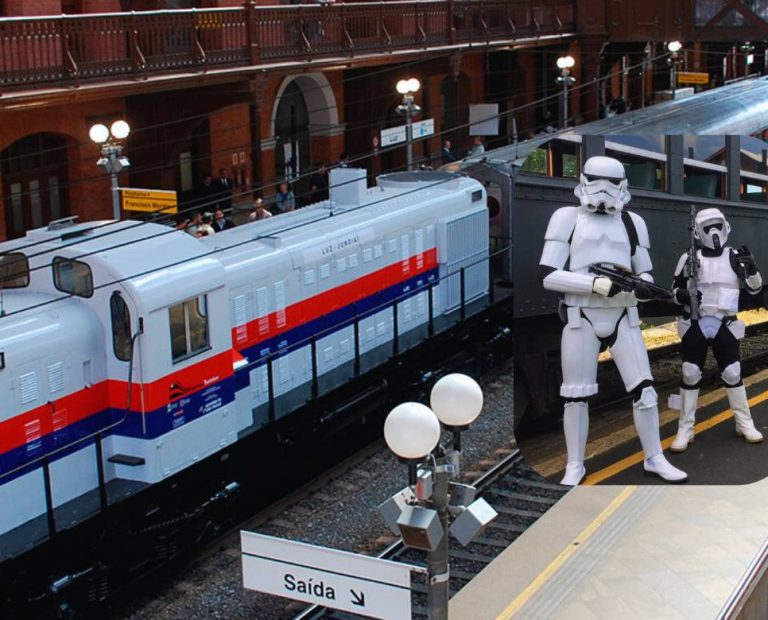 Embarque no trem temático de Star Wars para Paranapiacaba
