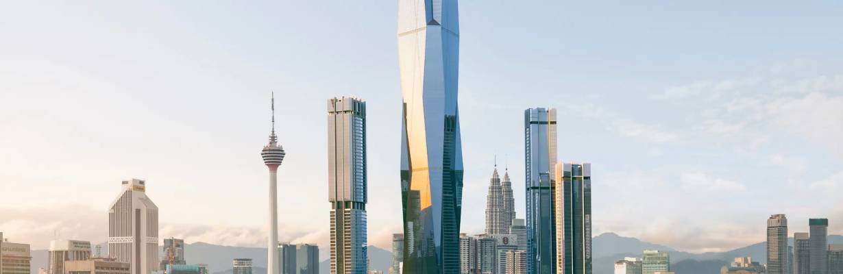 Novo Park Hyatt no arranha-céu mais alto depois do Burj Khalifa