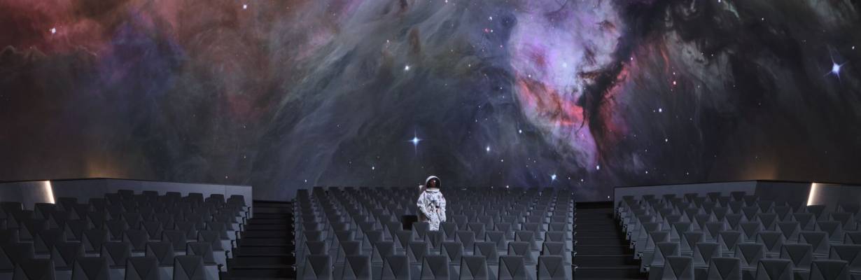O maior planetário digital do mundo cria experiência tridimensional
