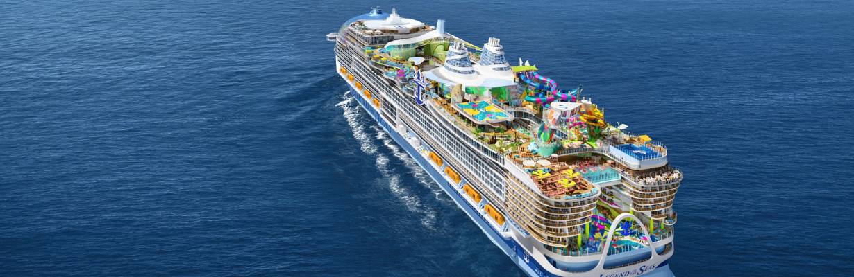 Royal Caribbean apresenta o Legend of the Seas novo navio com estreia em 2026