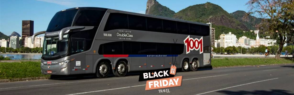 Só hoje! Até 70% off para quem viaja pela Black Friday da 1001: veja como aproveitar
