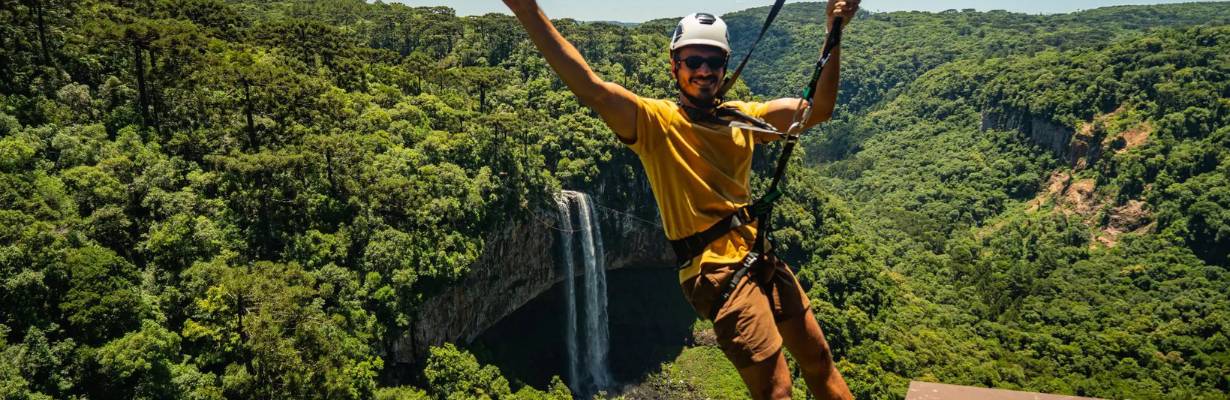 Experiência inédita no Parque do Caracol: a atração Corajoso