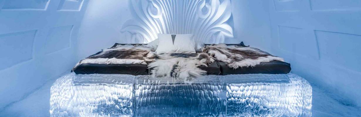 Conheça o hotel de gelo na Suécia que derrete todo ano