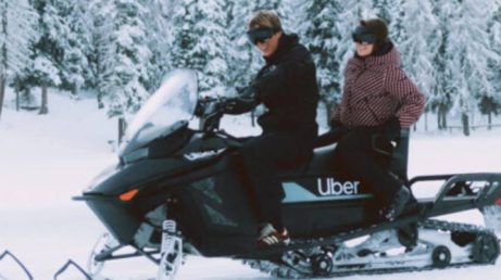 Uber lança snowmobile nas Dolomitas para as Olimpíadas de Inverno - gratuito!