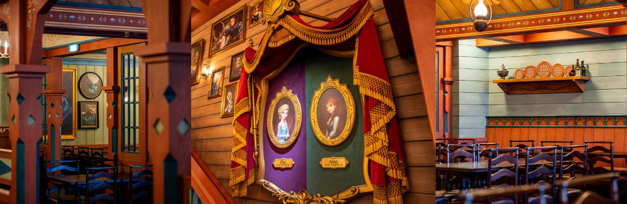 Tá no ar! Imagens exclusivas do novo restaurante de Frozen na Disneyland Paris