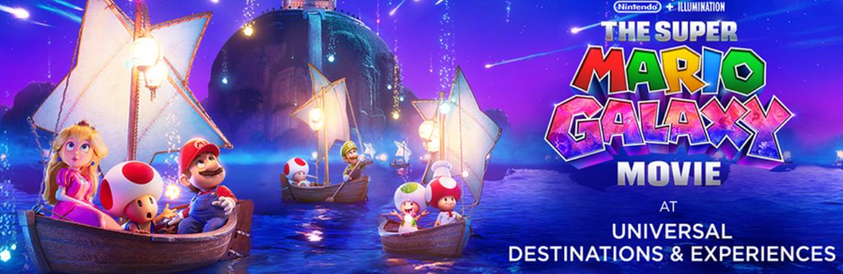 Super Mario Galaxy ganha celebração especial nos parques da Universal nos EUA