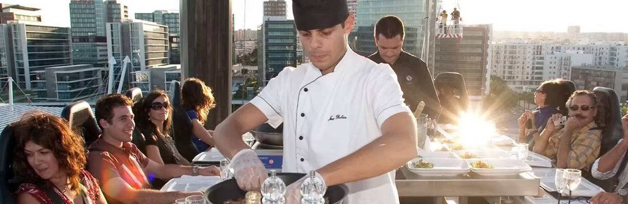 Chefs Sky Sessions em Lisboa: chefs levam experiência gastronômica às alturas - literalmente