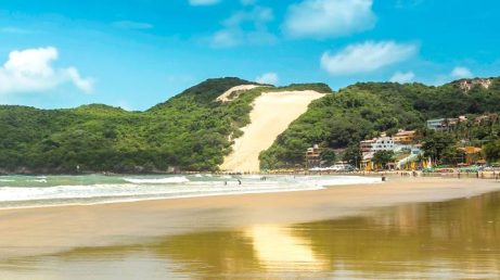 Morro do Careca perdeu 51,87% da areia depositada na engorda de Ponta Negra, segundo estudo da Funpec.