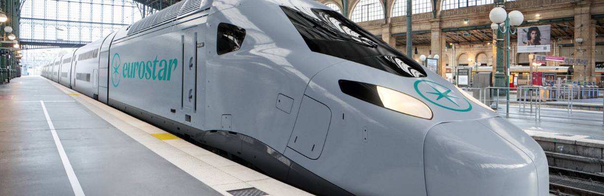 Novos trens Eurostar terão bar de dois andares aberto a todos os passageiros