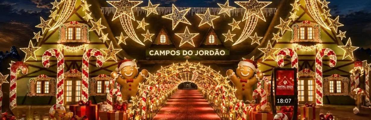 Quer conhecer Campos do Jordão no Natal? Veja as novidades para 2026